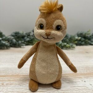 Ty Brown and Tan Plush Chipmunk Toy